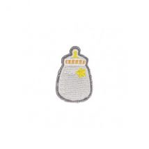 Ecusson Thermocollant Biberon Bleu 3cm X 2,5cm - My mercerie