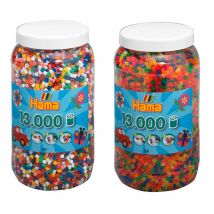 Set De Deux Pots De Perles À Repasser (env. 26000) - Hama