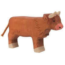 Figurine Vache Higland Cattle - Holztiger