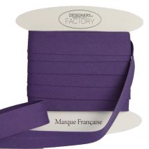 Biais Coton Violet 18mm Par 10 Mètres – Designers-factory - Designers-factory