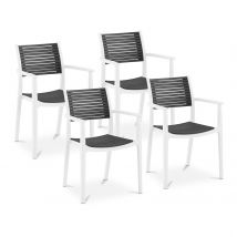 Lot De 4 Chaises Salon Salle À Manger Restaurant Cafés Bureaux Terrasses - - PAS DE MARQUE -