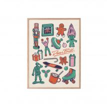 Affiche - Édition Limitée Noël - 30 X 40 Cm - Dear Bill