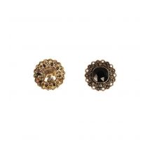 Lot De 3 Boutons Strass Noir - MyMercerie