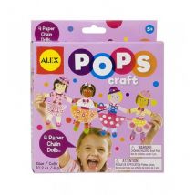 Kit Creatif Guirlande De Poupees Mode En Papier - Pops Craft - Alex - 1193 - Alex