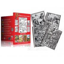 Tableau Velours A Colorier Pocket Animaux De La Ferme Sericolor