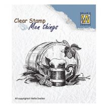 Tampon Transparent Scrapbooking Nellie's Choice Tonneau De Bierre 010 - Nellie's Choice