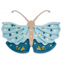 Lampe Veilleuse Papillon Bleu - Little Lights