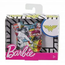 Mattel - Fxj95 - Barbie Debardeur Wonder Woman - Top Dc - Tenue - Habit - Accessoire Poupee - Barbie