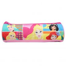 Trousse Scolaire Ronde Princesses Rose - Bagtrotter - Bagtrotter