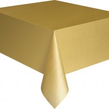 Nappe Unie Or - Plastique - Annikids