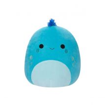 Squishmallows - Peluche Cyan Blue Iguana With Blue Hair Djimon 40 Cm - Jazwares
