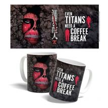 L'Attaque Des Titans - Mug Titan Coffee Break Time 325 Ml - Popbuddies