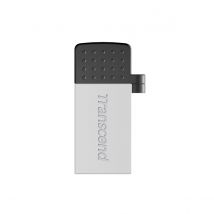 Transcend Clé Usb Otg 32go Usb 2.0 Android Ts32gjf380s Rapide Pratique Argent