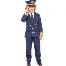 Déguisement Pilote De L'Air Luxe Taille 5-6 Ans - Annikids