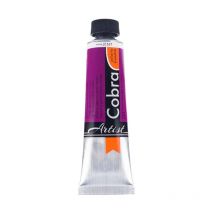 Peinture À L'Huile - Cobra - Artist - Violet Permanent Moyen - 537 - Tube De 40ml