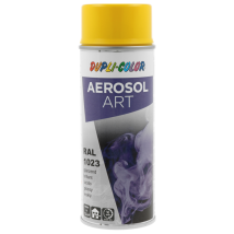 Spray De Peinture - Jaune Trafic - Ral 1023 - Brillant - Tous Supports - Aérosol Art - Dupli-color