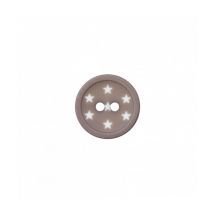 Boutons Étoiles Polyester 2 Trous 15mm X3 - Prym Gris Moyen
