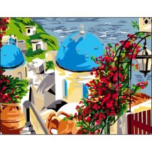 Canevas Antique Ile Grecque 50x65cm - Megacrea DIY