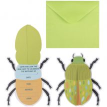 5 Invitations Insectes - Ginger Ray