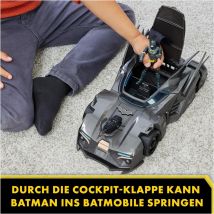 Batman - Transforming Batmobil, Figurine Incluse - Spin Master