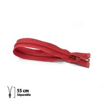 Fermeture Éclair Z54 - Moulée 6mm Séparable - 55 Cm - Eclair Prym