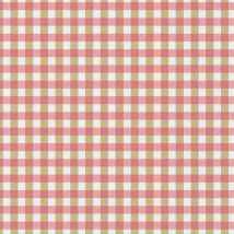 Tissu Coton Enduit Léger Rayures Rose Et Vert Sur Fond Blanc - Au Mètre - Craftine