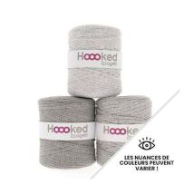 Fil Zpagetti Hoooked - Cône 700 G Grey Shades
