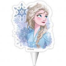 1 Bougie Silhouette Elsa - Reine Des Neiges 2 - Dekora