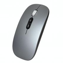 Souris Sans Fil Rechargeable 1600dpi Design Élégant Et Silencieux Gris Yonis - Yonis