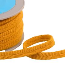 Bobine 20m Double Cordon Fils 10mm Jaune Moutarde - My mercerie