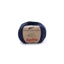 Coton 100 % Bio À Tricoter Fair Cotton - Katia Bleu (5) - Katia