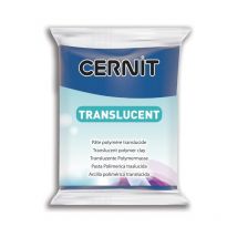 Pâte Polymère - A Cuire - Pâte À Modeler - Saphir - Bloc De 56g - Cernit - Translucent