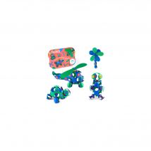 Crew Pack (bleu/vert) Clixo - Jeu De Construction Magnétique, Flexible, Durable Et Imaginatif – 30 Pièces – Dès 4 Ans - CLIXO
