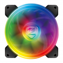 Ventilateur Gaming - Cougar Gaming - Spb120rgb - Éclairage Rvb À 360 - Roulement Hydrodynamique - Technologie Pwm