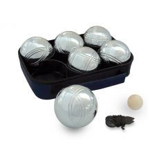 Set De 6 Boules De Pétanque Loisir + 1 Cochonnet + 1 Mesureur - Cadetel - Ferry Jouets