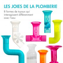 Bundle Ensemble De Jeux De Tuyaux Et Roues Pour Le Bain (13 pcs) - Tomy