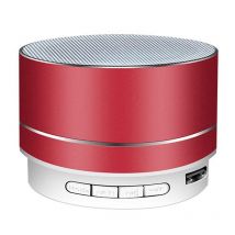 Enceinte Bluetooth Mini A10 Métal Son Puissant Usb 3w Autonomie 10m Rouge Yonis - Yonis