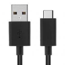Câble Usb Vers Usb Type C D'Origine Sony Noir - Longueur 1m
