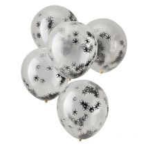 5 Ballons Confettis - Araignée - Ginger Ray
