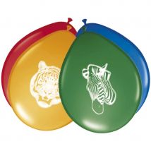 8 Ballons Safari Party - Annikids