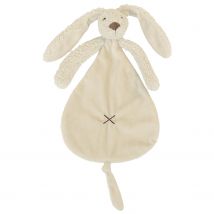 Doudou Lapin Richie Recyclé Beige 25 Cm - Happy Horse