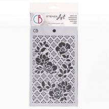 Pochoir Plastique Souple Réutilisable 24 X 14.5 Cm Ciao Bella Anemones 84 - CIAO BELLA