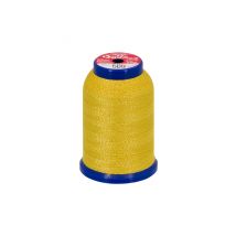 Fil Mousse Lamé Fujix 1000m - Babylock : Élégance Et Performance Pour Vos Surjets Et Recouvrements 509 Lamé Jaune Et Or - Baby Lock
