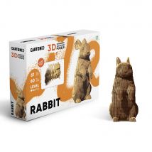 Cartonic Sculpture-puzzle 3d Carton - Lapin