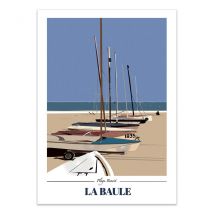 Affiche 50x70 Cm - La Baule - Lpx Illustration - Wall Editions