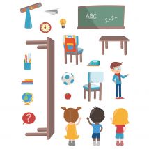 Gommettes Stickers Dans Ma Classe 240 Pièces - Sodertex