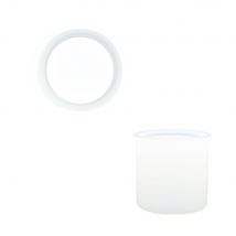 Moule En Silicone 13,8 Cm X 9 Cm X 4,7 Cm - Grande Cylindre Container - Jesmonite