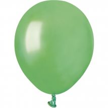 50 Ballons Vert Menthe Nacré Ø13cm - Annikids