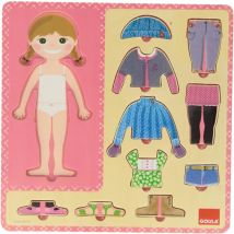 Puzzle Fillette Et Ses Toilettes - Goula