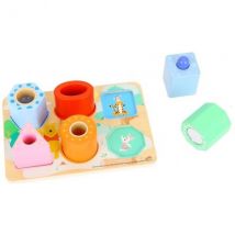 Puzzle 6 Cubes Sensoriels En Bois Winnie L'Ourson - Disney Baby - Eveil Bebe - Disney